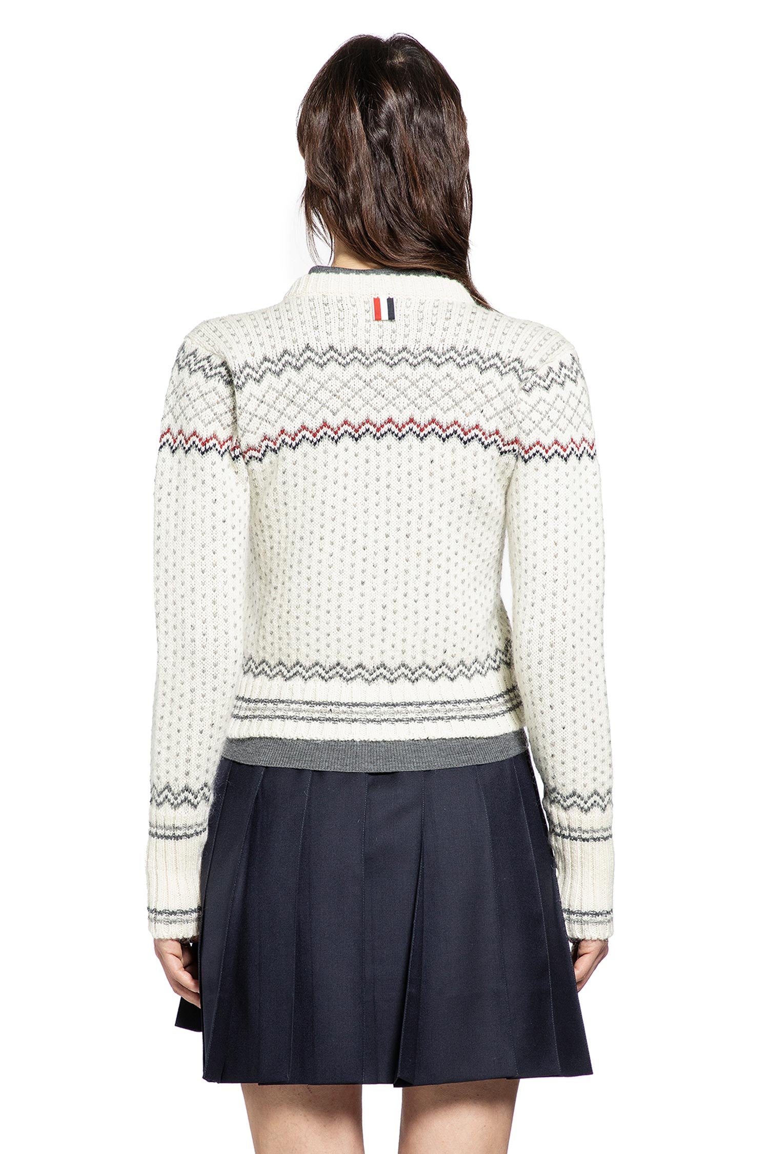 Fairisle Jersey Float Cardigan in Donegal
