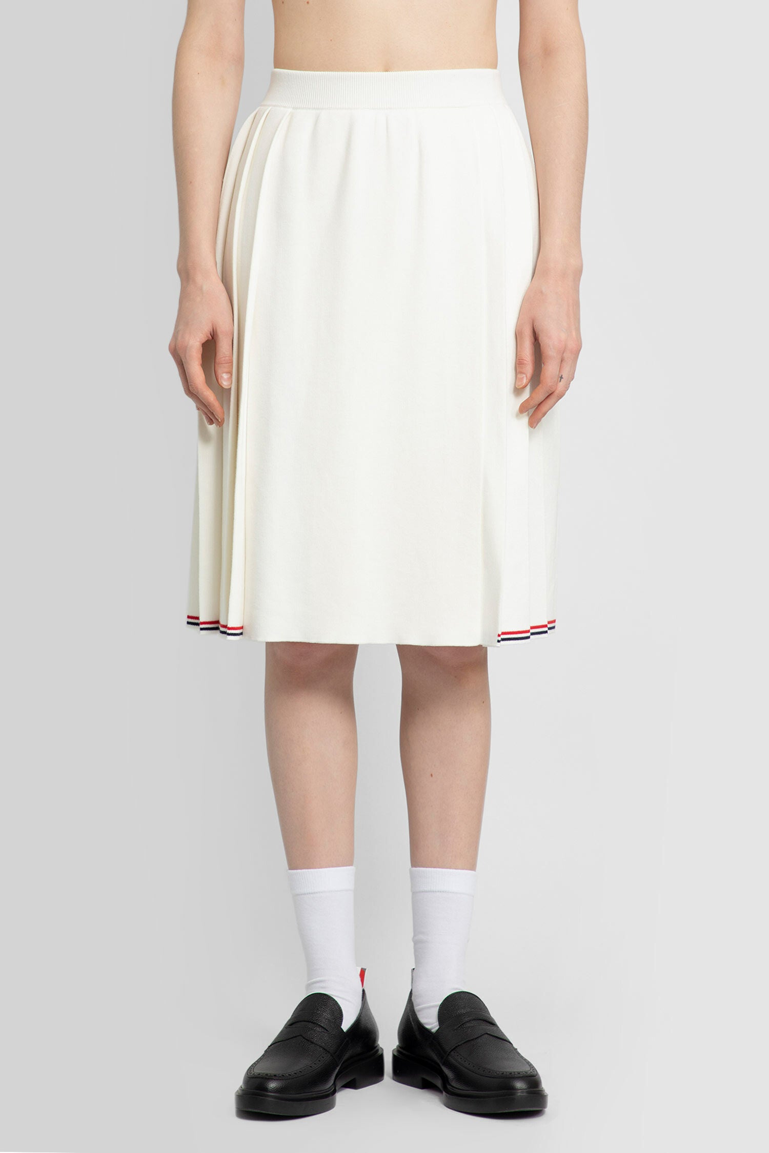 THOM BROWNE WOMAN WHITE SKIRTS