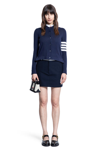 THOM BROWNE WOMAN BLUE KNITWEAR