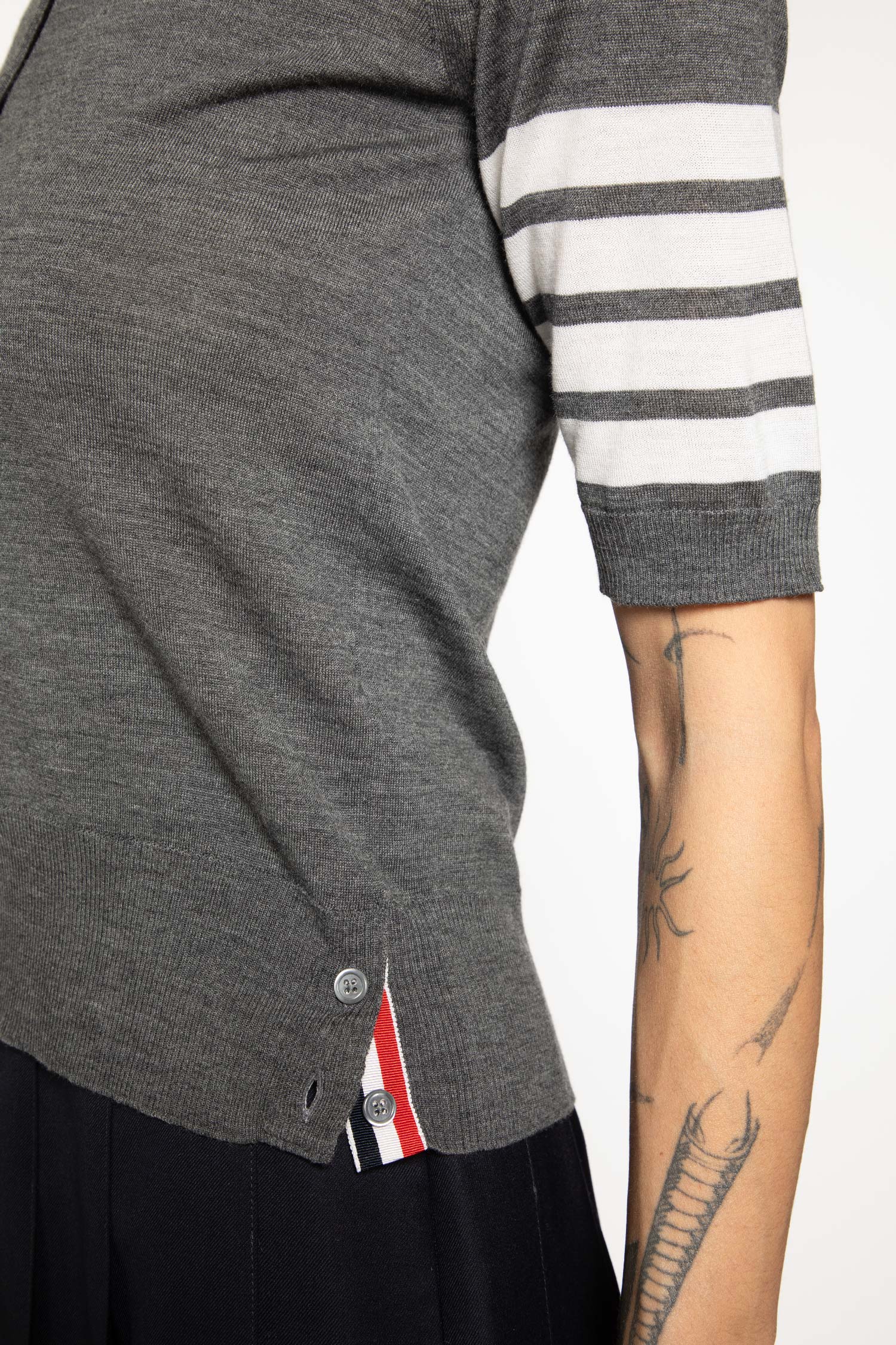 4-Par Polo in Merino Wool