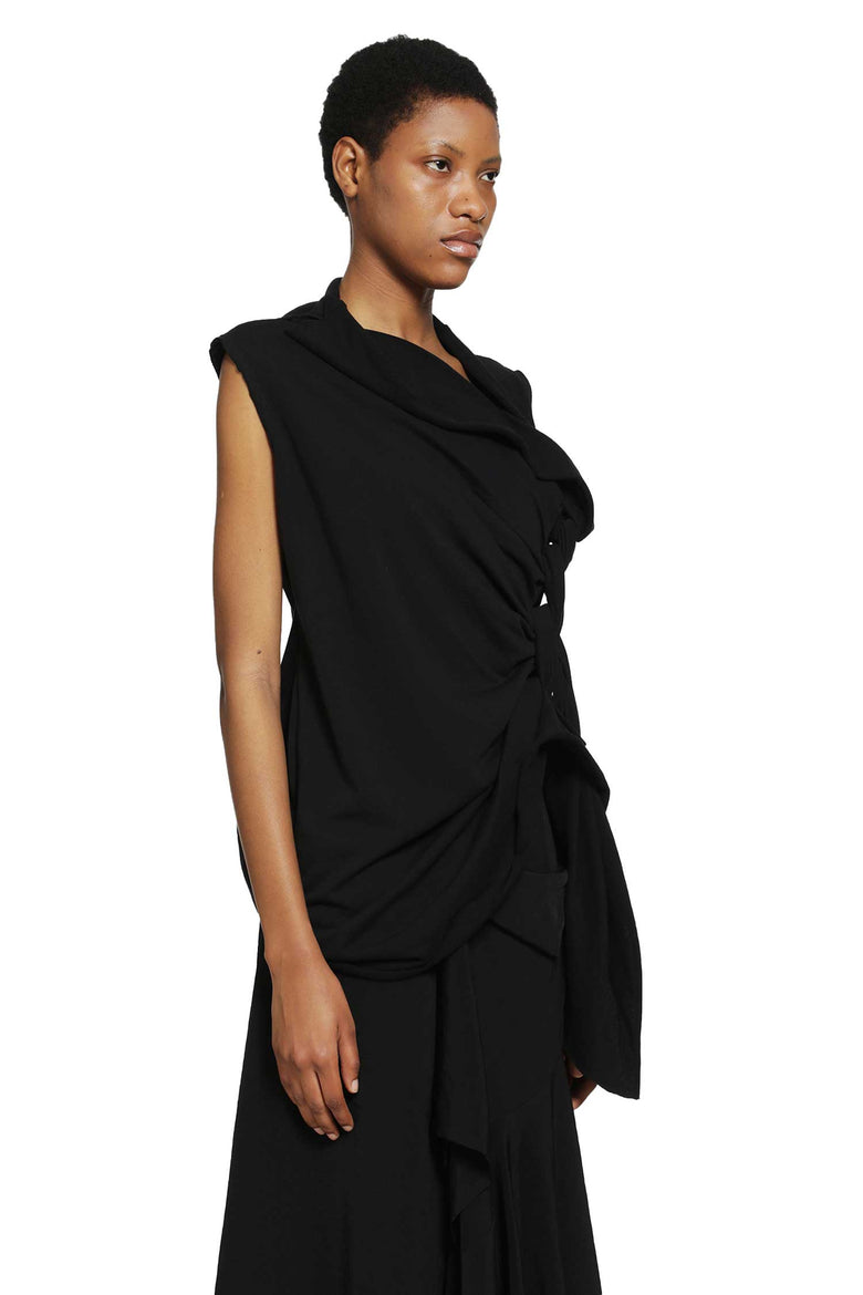 
              YOHJI YAMAMOTO Braided Sleeveless T woman
            