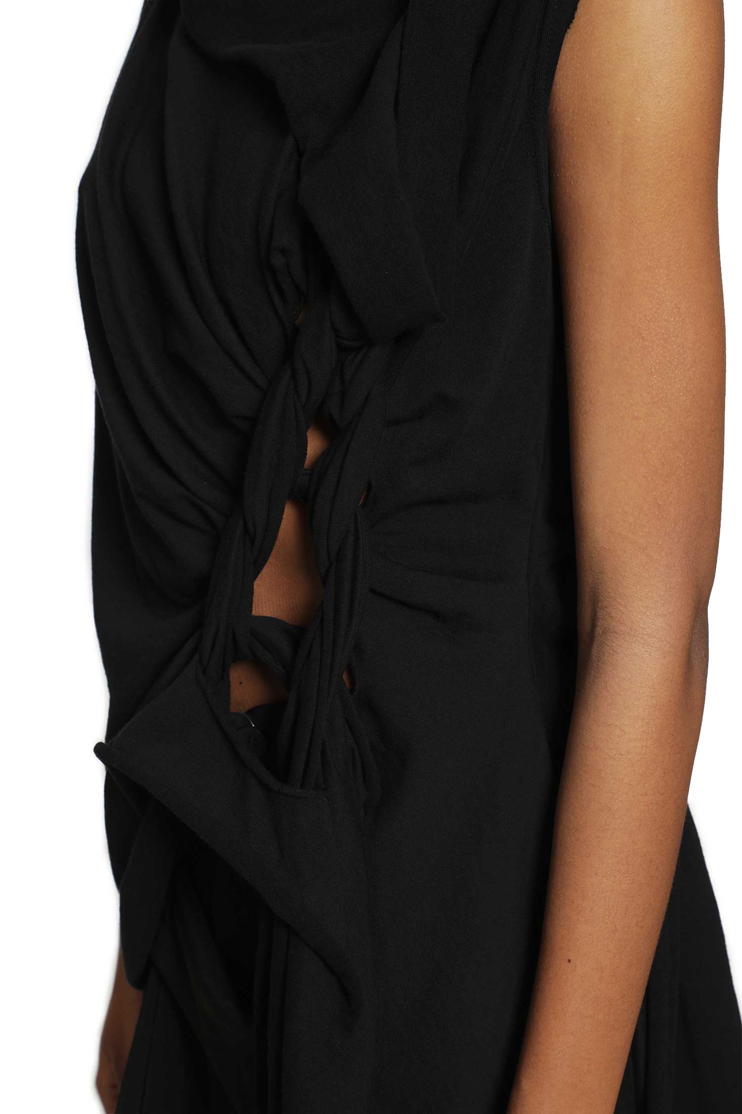 YOHJI YAMAMOTO Braided Sleeveless T woman