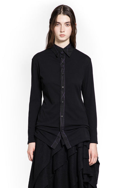 Color Stitched Blouse A