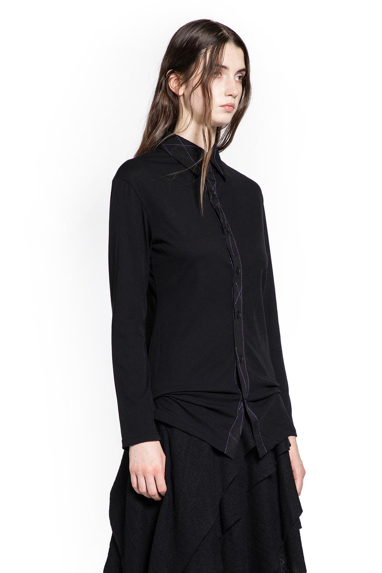 Color Stitched Blouse A