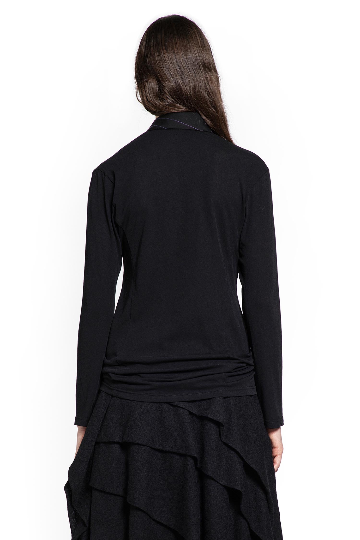 Color Stitched Blouse A