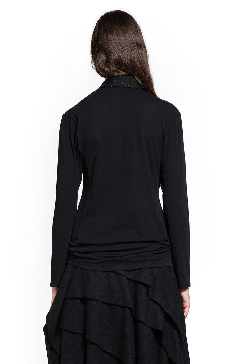 Color Stitched Blouse A