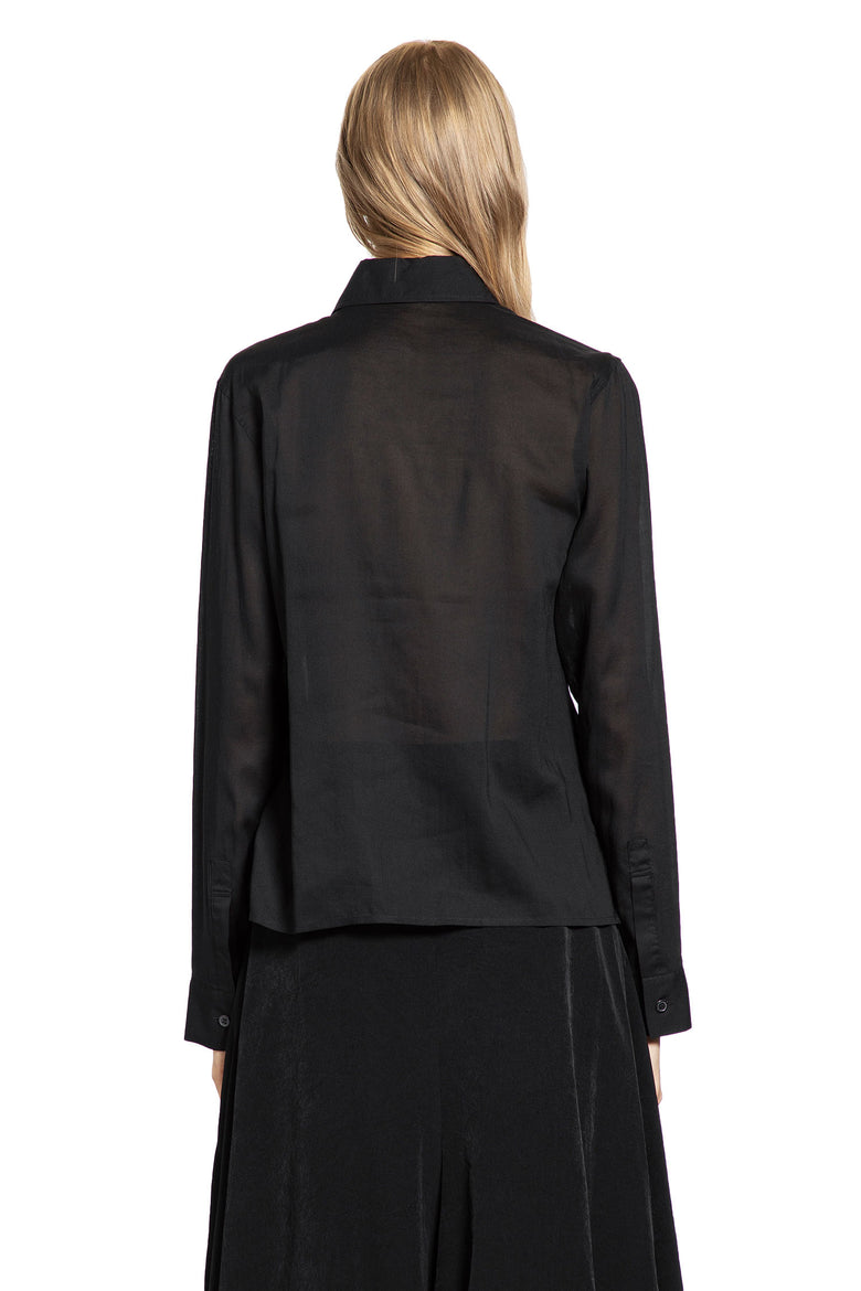 YOHJI YAMAMOTO WOMAN BLACK SHIRTS