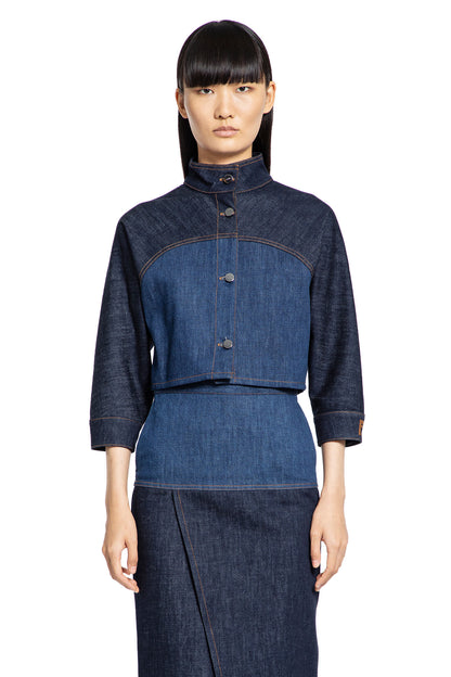 Antonioli FENDI WOMAN BLUE JACKETS