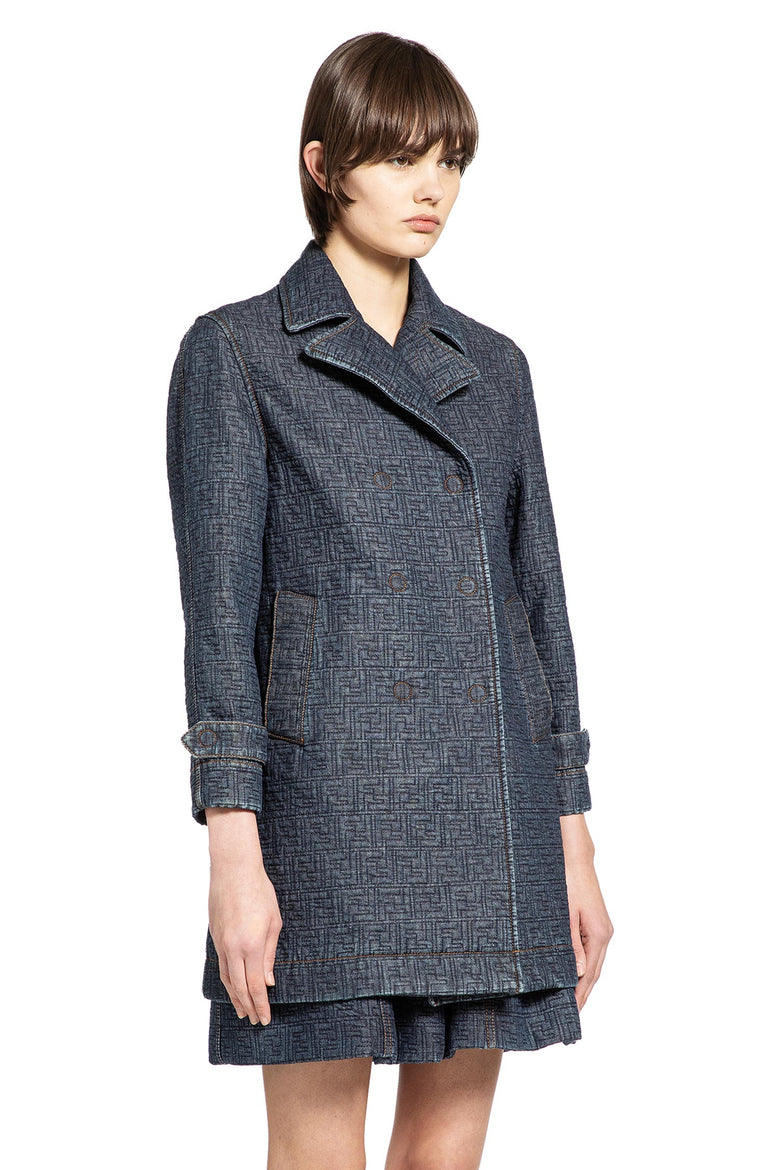 Quilted FF Denim Jacket