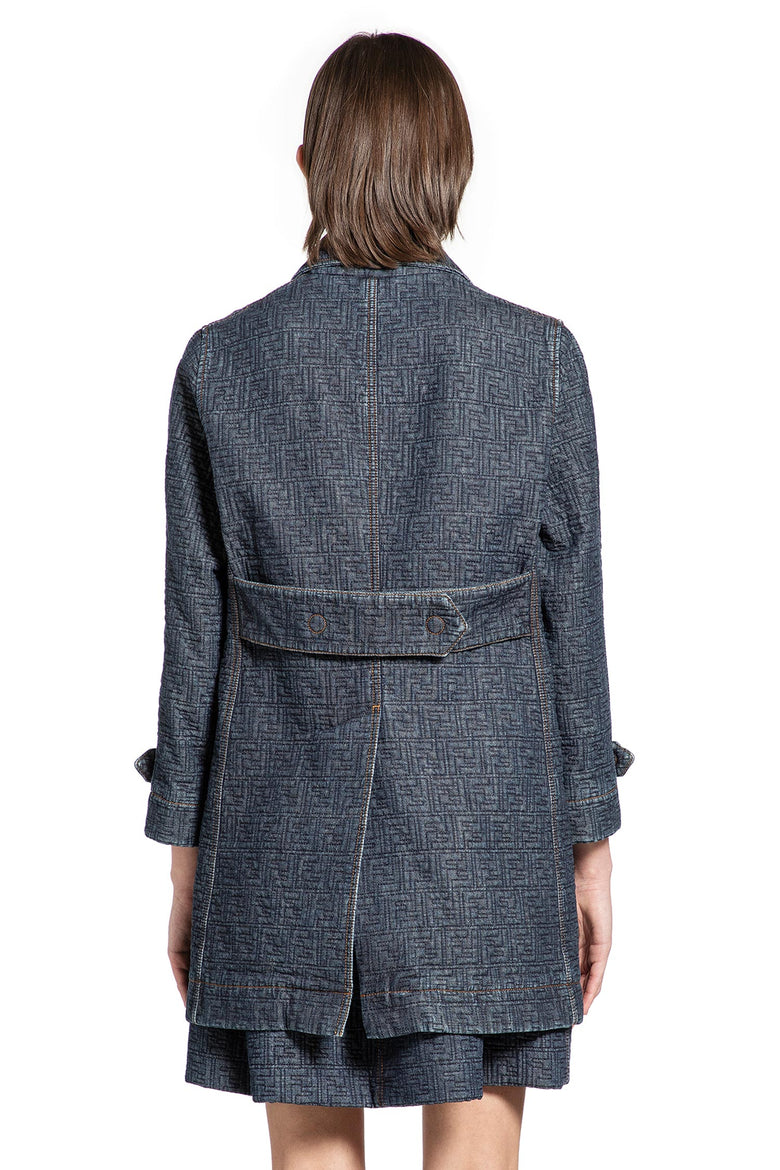 Quilted FF Denim Jacket