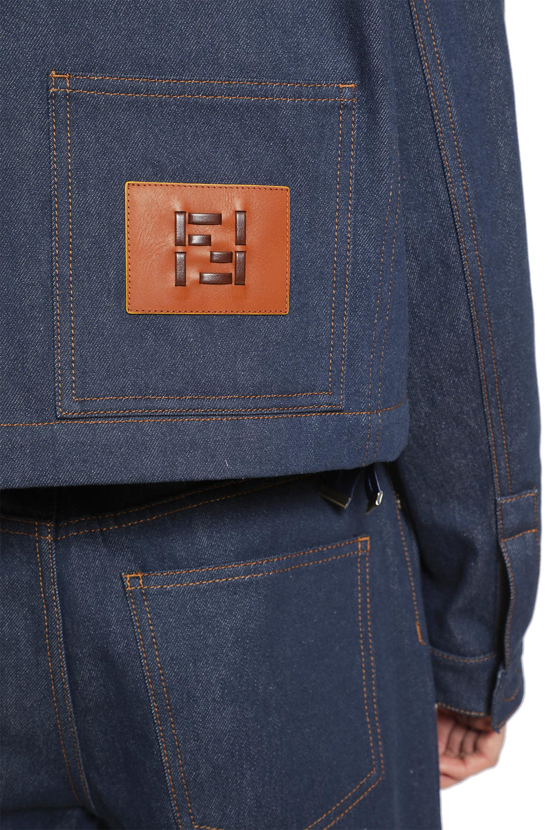 FENDI Cropped Denim Jacket woman