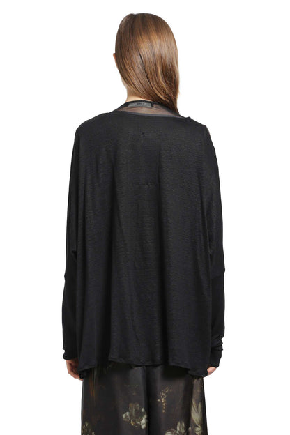 Wild Lily Silk Linen Cardigan