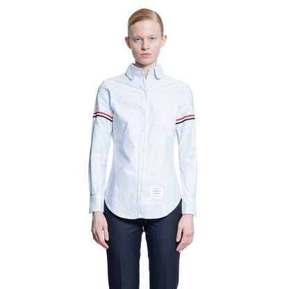 THOM BROWNE WOMAN BLUE SHIRTS