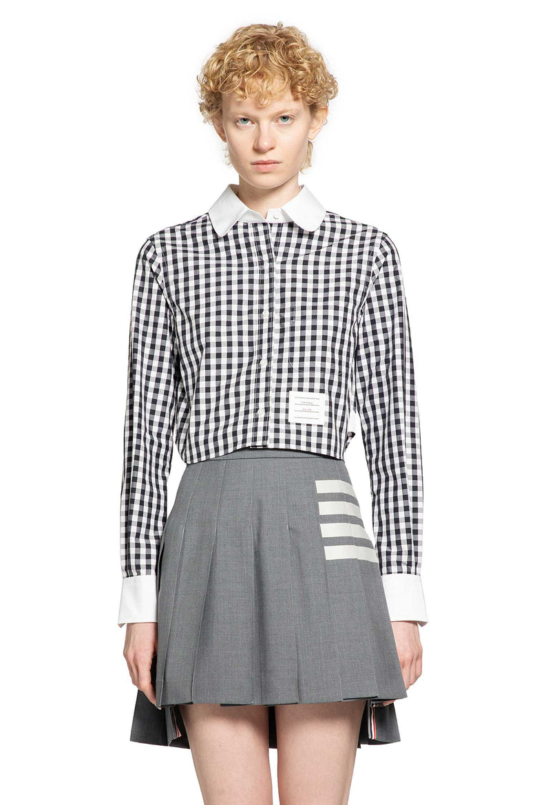 THOM BROWNE WOMAN BLACK&WHITE SHIRTS
