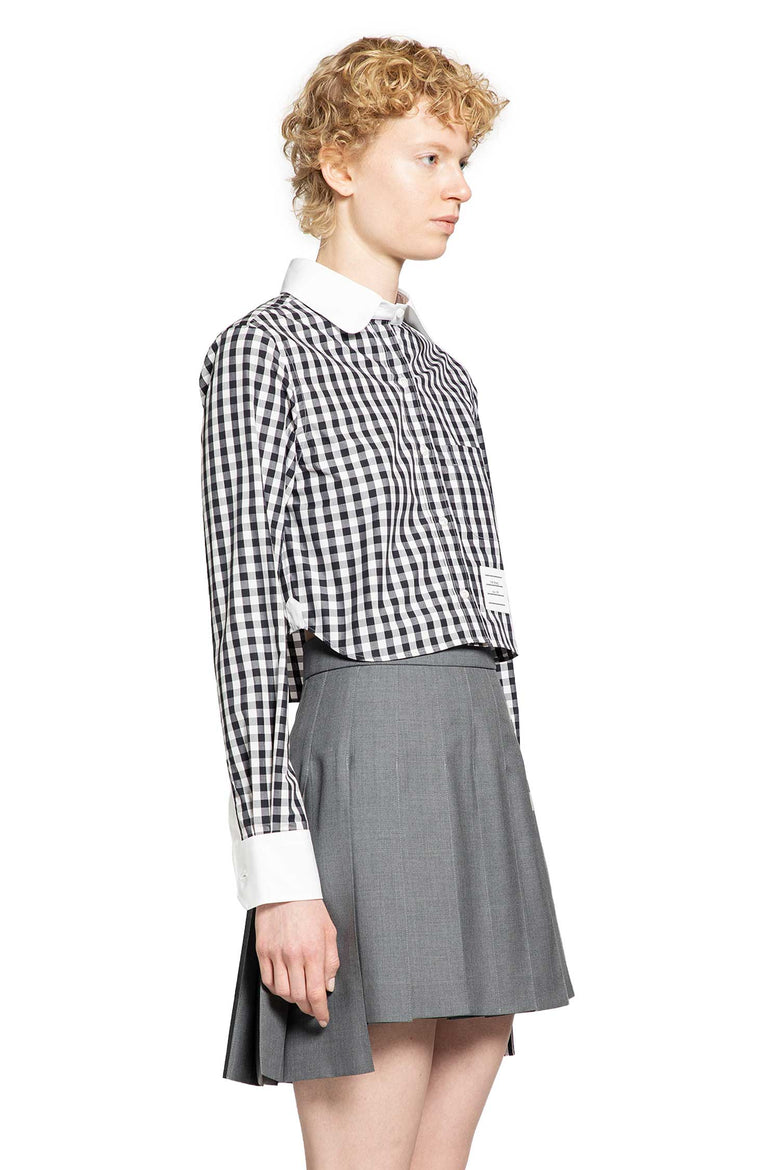 THOM BROWNE WOMAN BLACK&WHITE SHIRTS