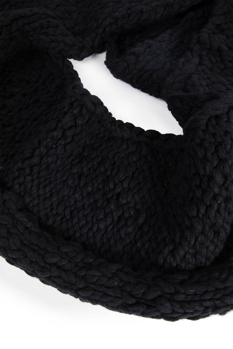 Hand-Woven Slabs/W Knit Snood