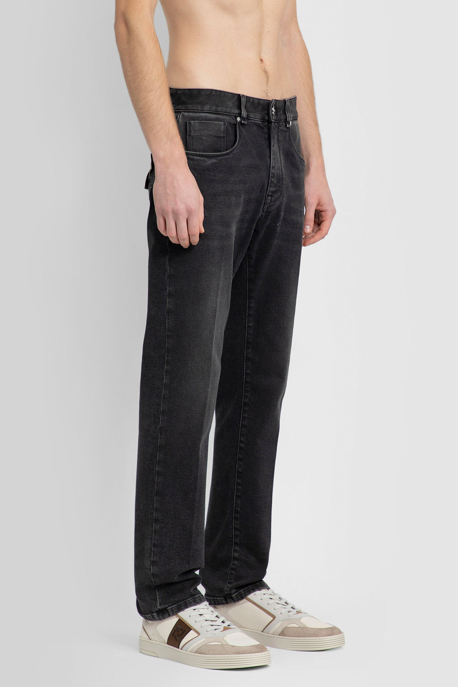 FENDI MAN BLACK JEANS