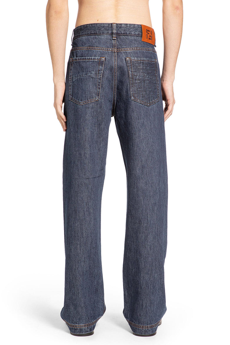 FENDI 5 Pocket Straight Jeans man