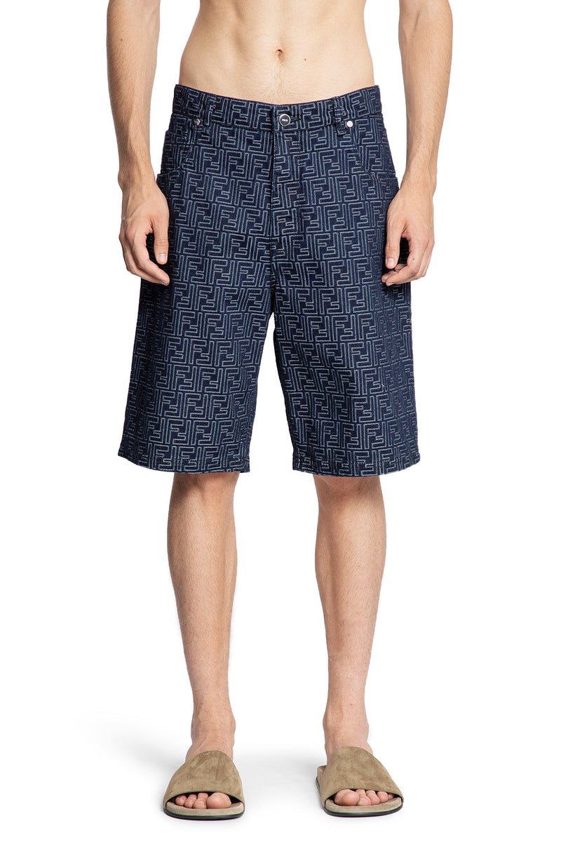 FF Jacquard Denim 5 Pocket Shorts - Antonioli.eu