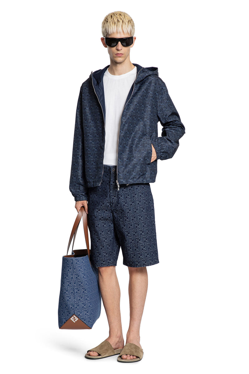 FF Jacquard Denim 5 Pocket Shorts - Antonioli.eu