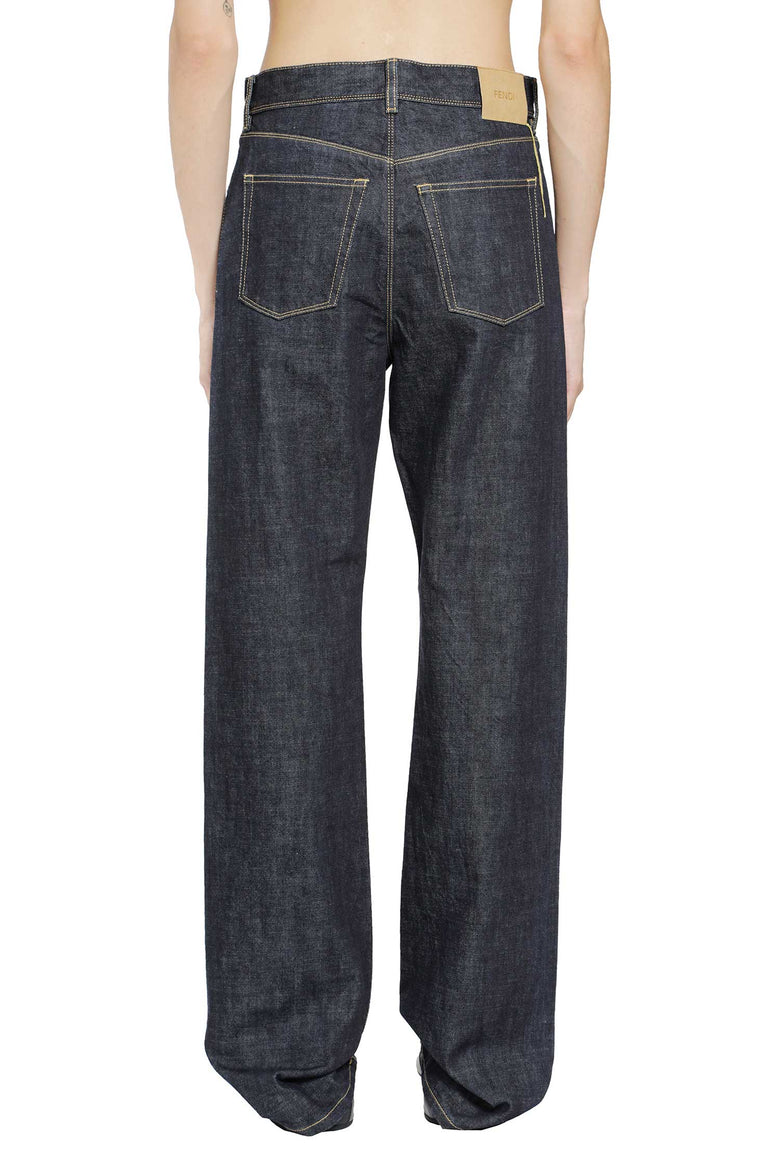 FENDI Rinse Denim Long Jeans man