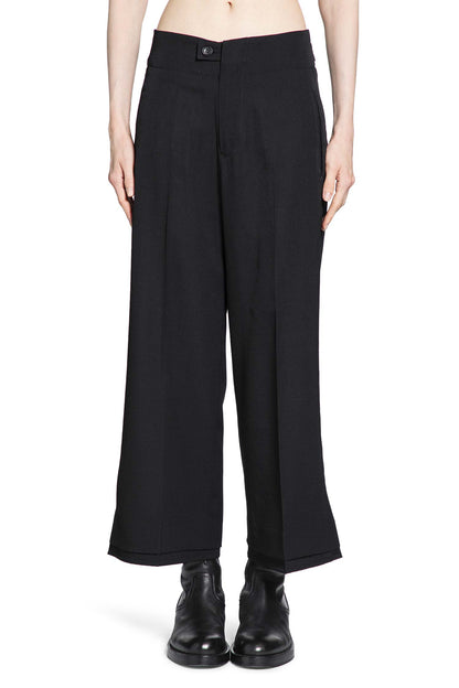 YOHJI YAMAMOTO WOMAN BLACK TROUSERS