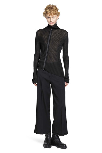 YOHJI YAMAMOTO WOMAN BLACK TROUSERS