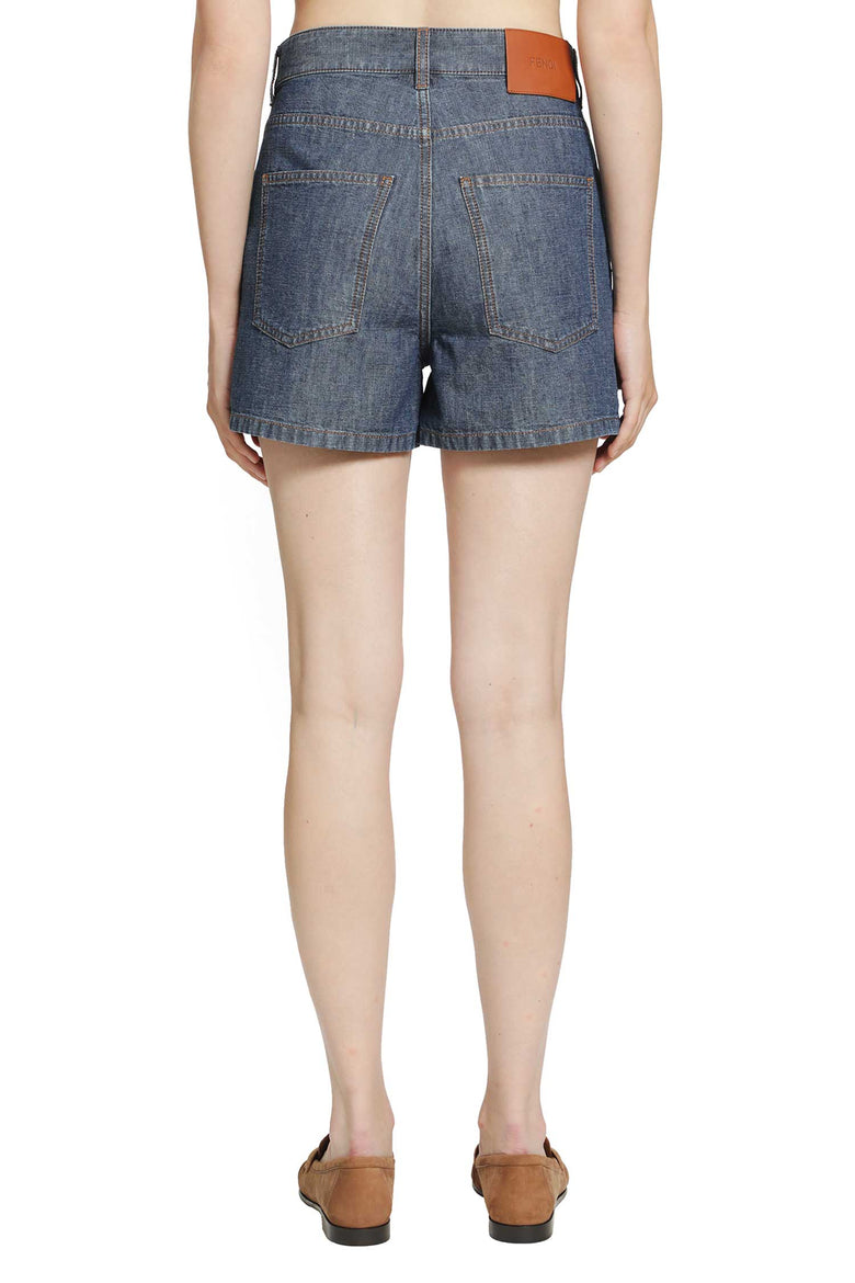 FENDI Chambray Shorts woman