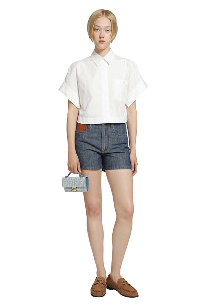 Chambray Shorts