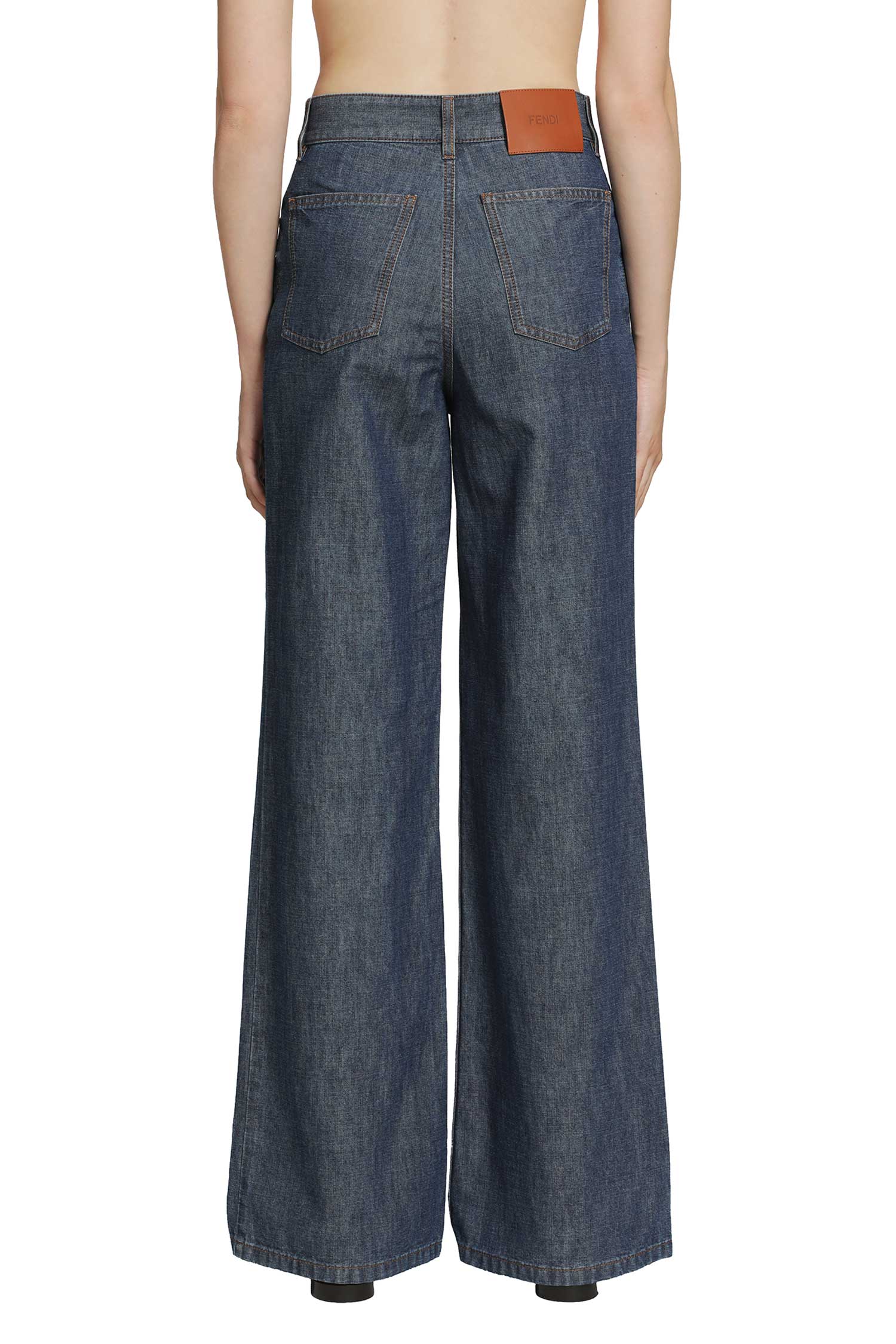FENDI Chambray Pants woman