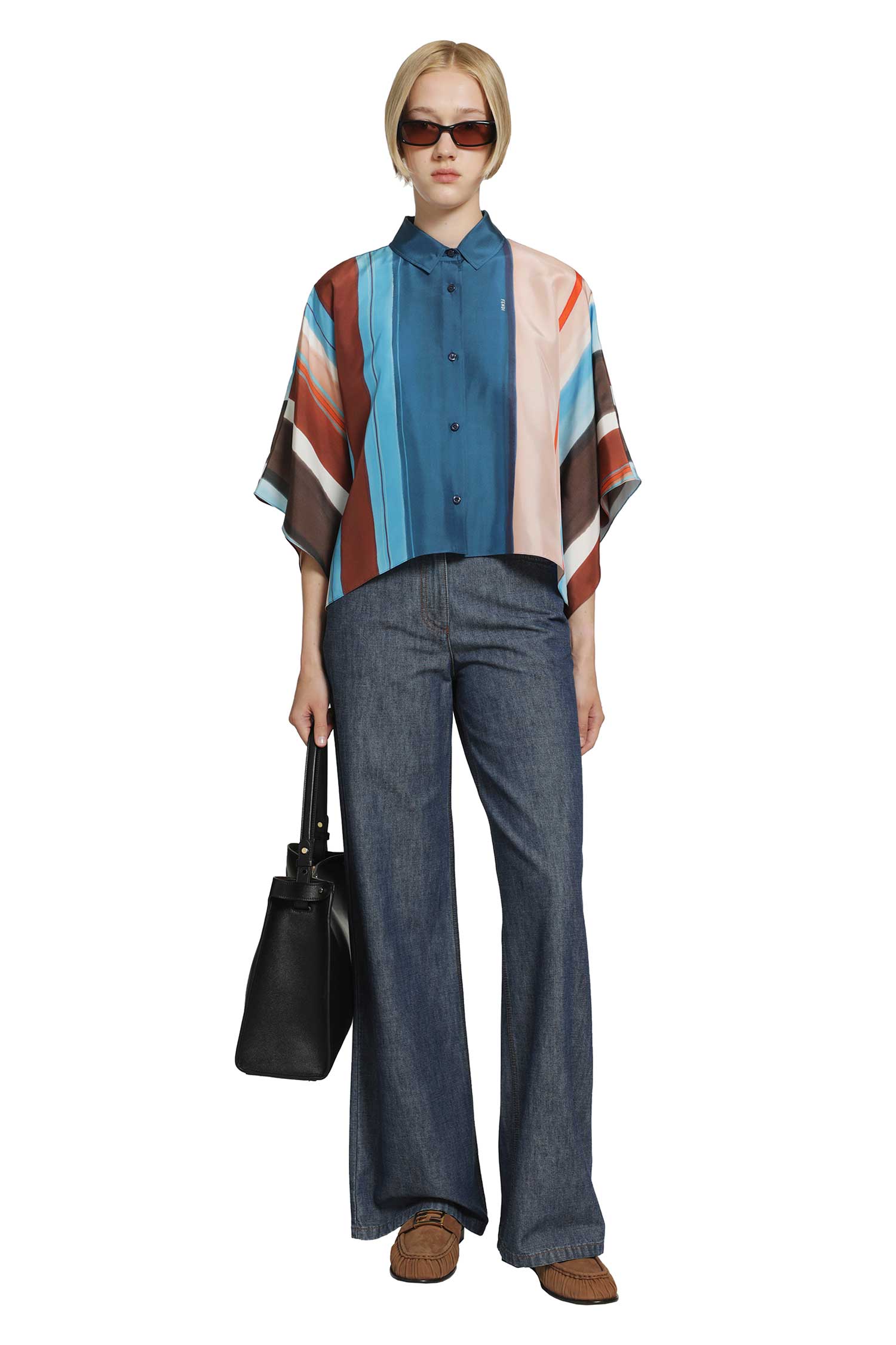 FENDI Chambray Pants woman