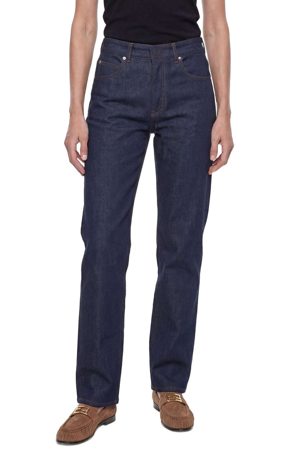 FENDI Long Jeans woman