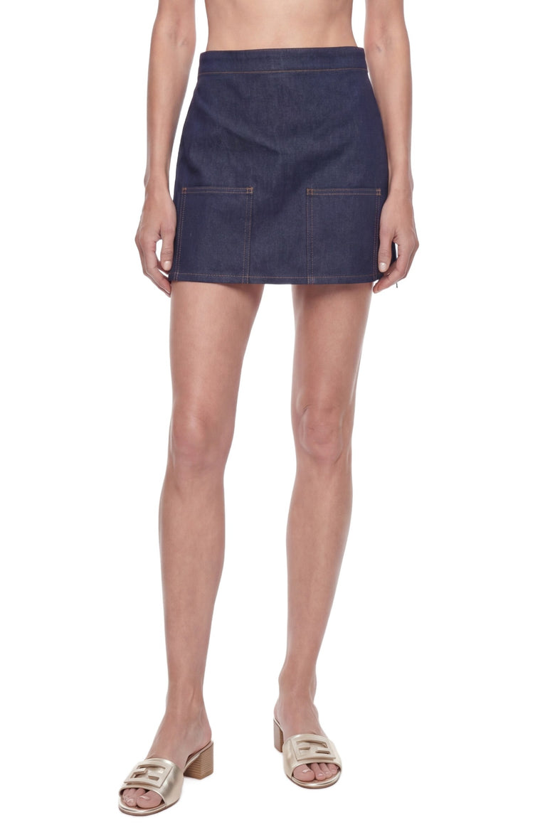 
              FENDI Denim Mini Skirt woman
            
