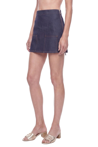 Denim Mini Skirt