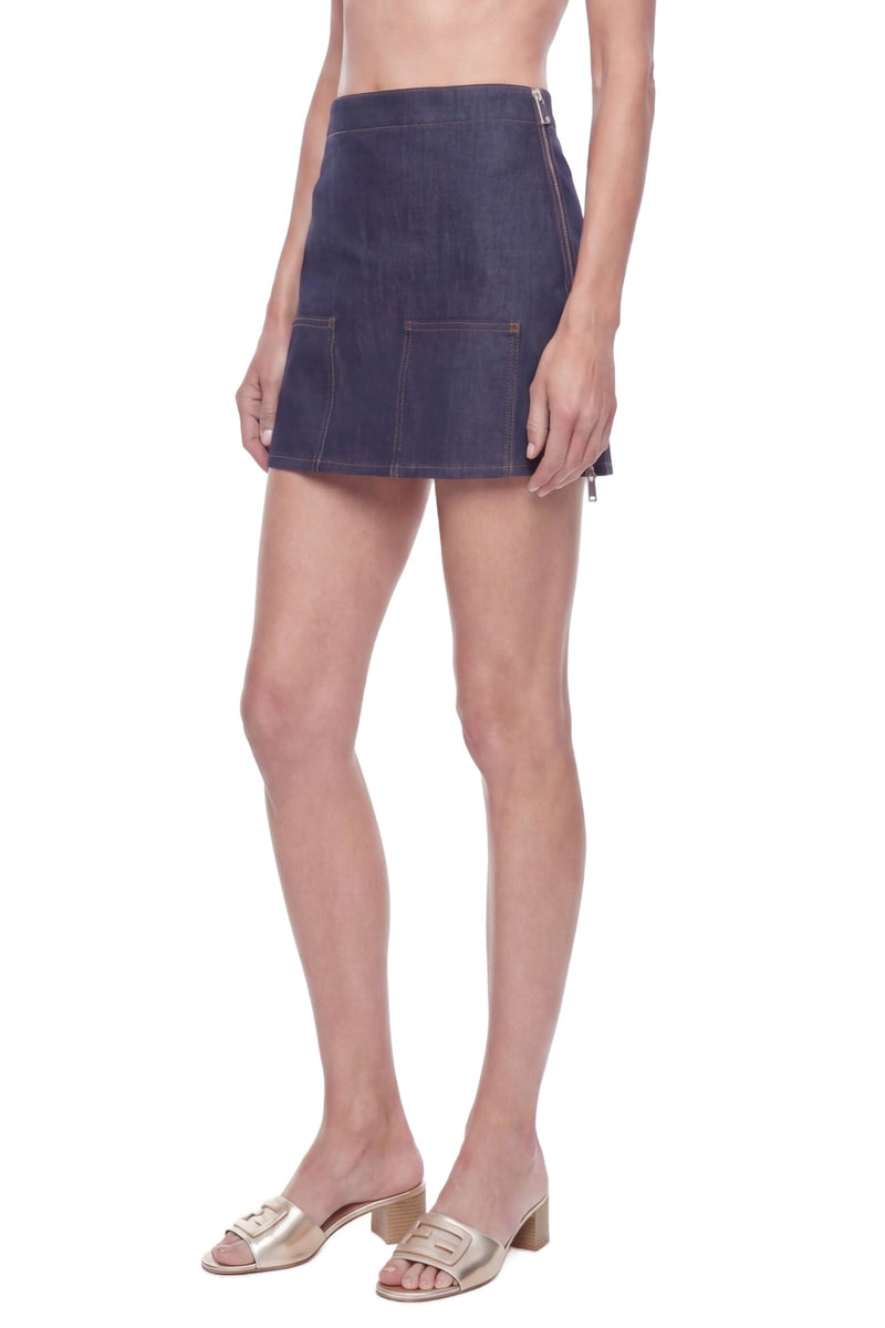 FENDI Denim Mini Skirt woman