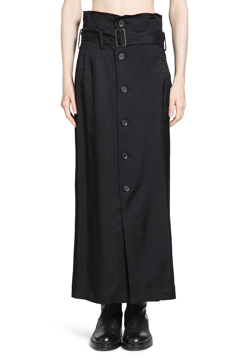 YOHJI YAMAMOTO WOMAN BLACK SKIRTS