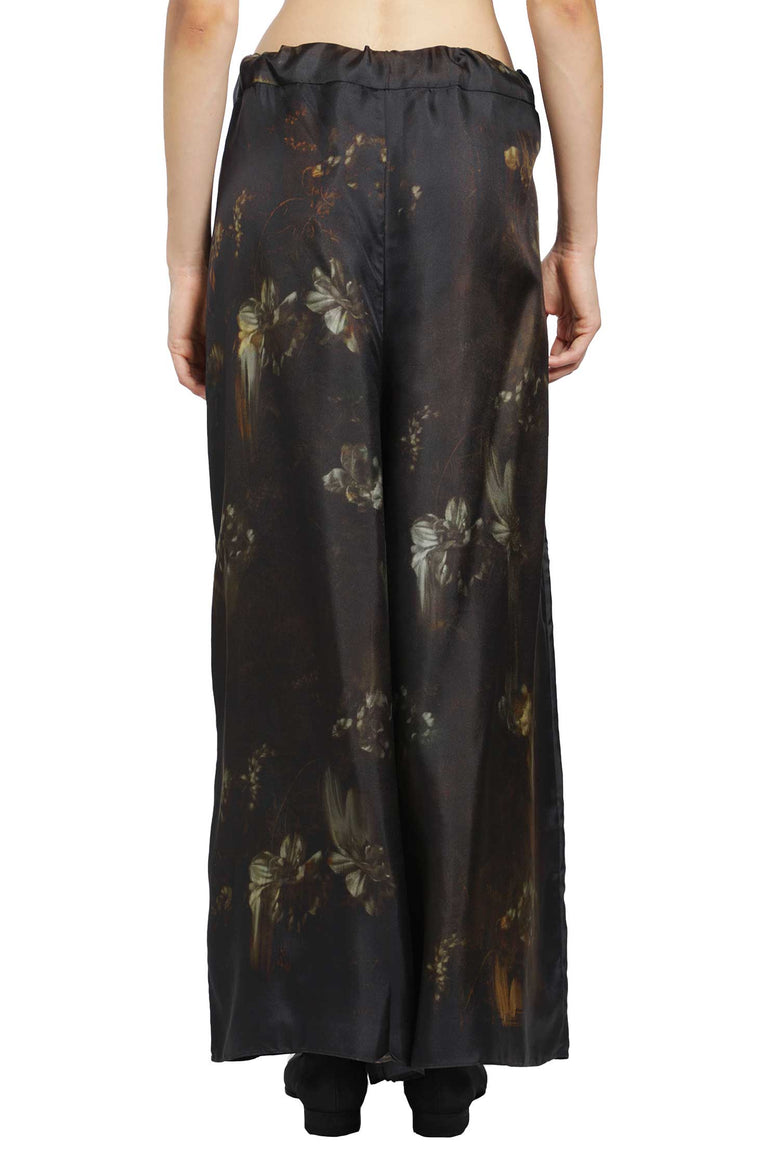 IA LONDON Silk Palazzo Trousers woman