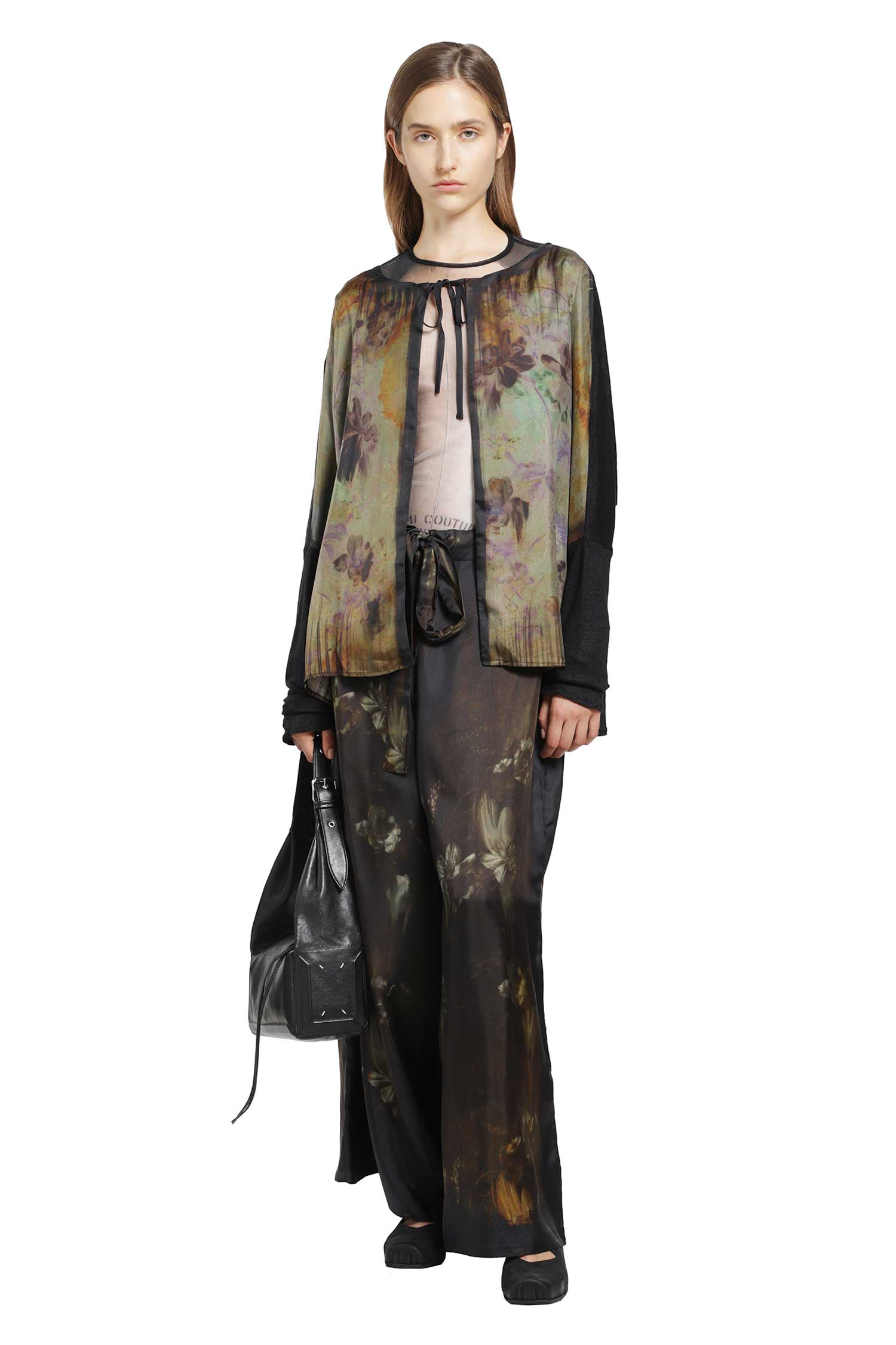 Silk Palazzo Trousers