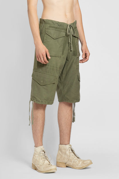 GREG LAUREN MAN GREEN SHORTS & SKIRTS