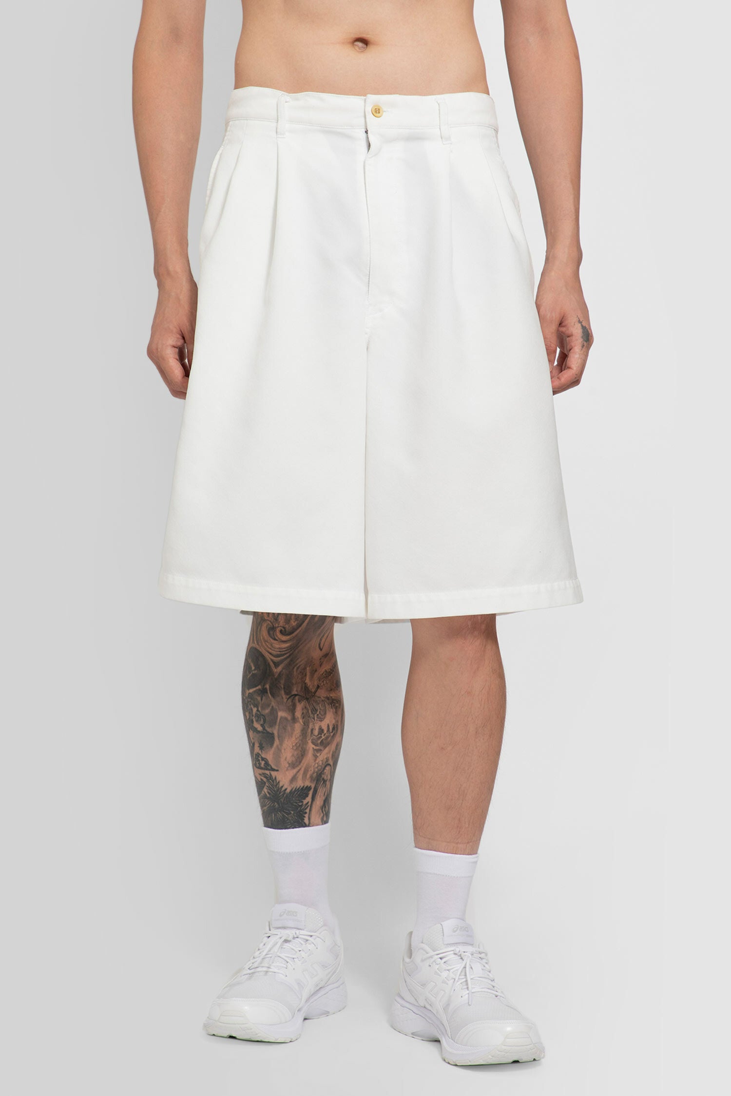 COMME DES GARCONS SHIRT MAN WHITE TROUSERS