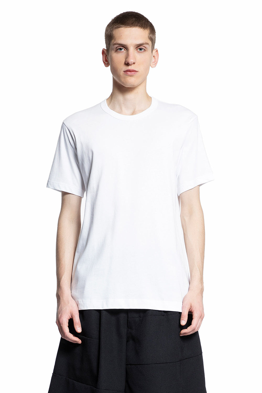 COMME DES GARCONS SHIRT MAN WHITE T-SHIRTS & TANK TOPS