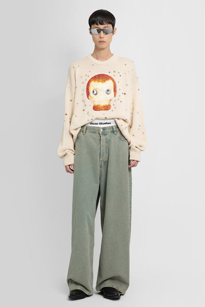 ACNE STUDIOS MAN BEIGE KNITWEAR