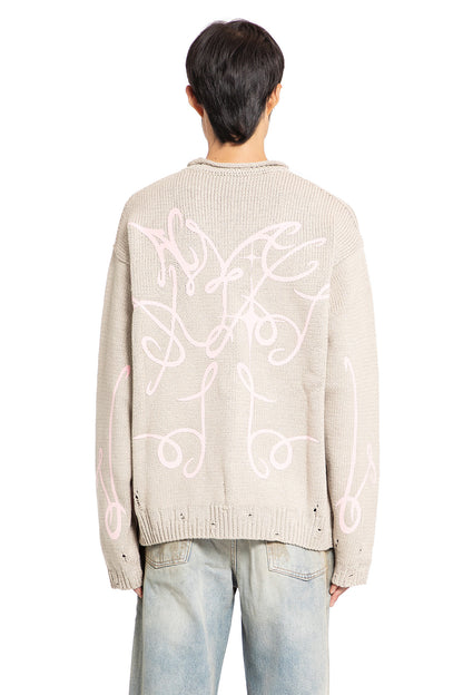 ACNE STUDIOS MAN BEIGE KNITWEAR