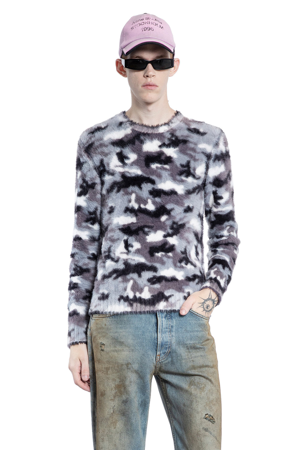 ACNE STUDIOS MAN GREY KNITWEAR