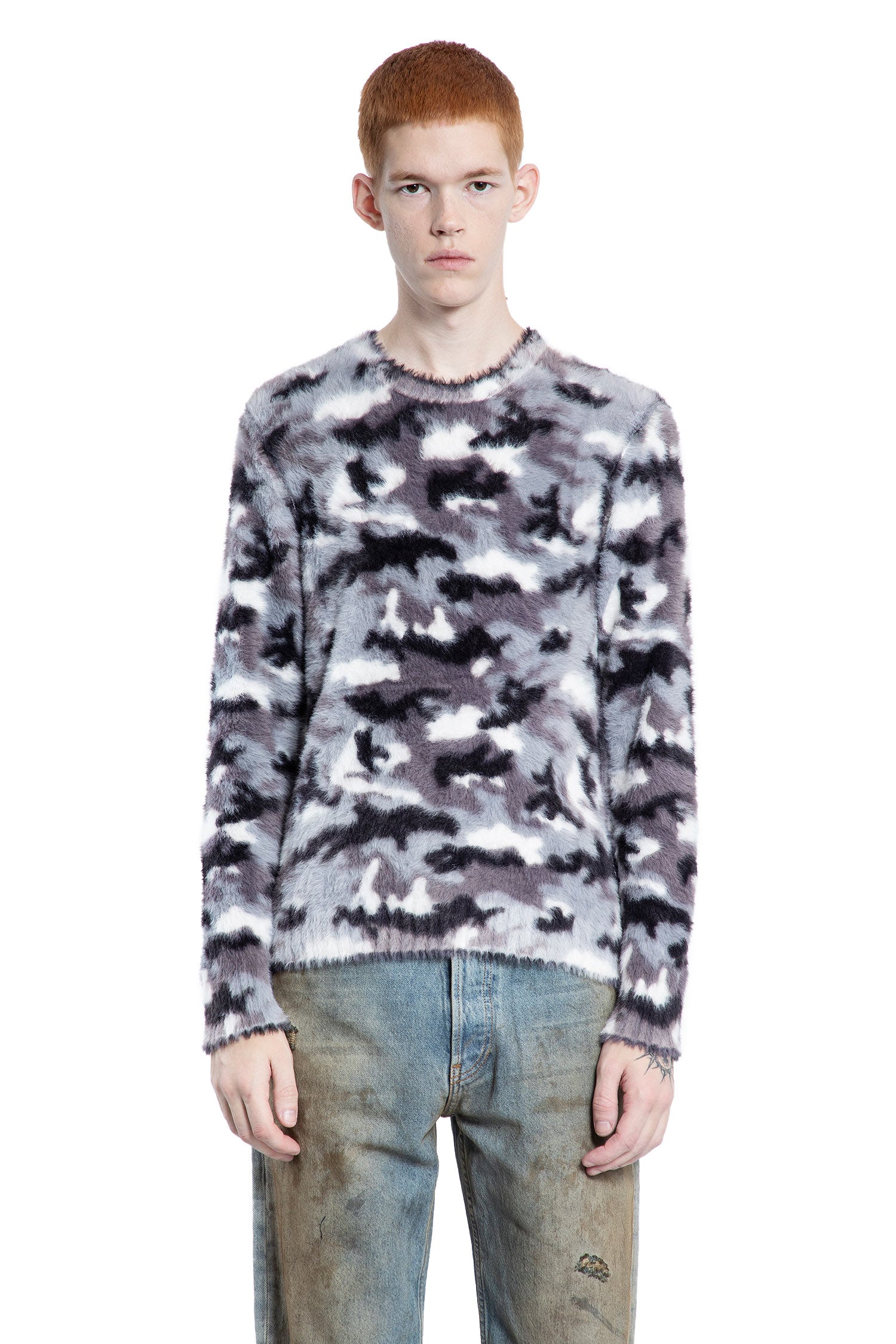 ACNE STUDIOS MAN GREY KNITWEAR