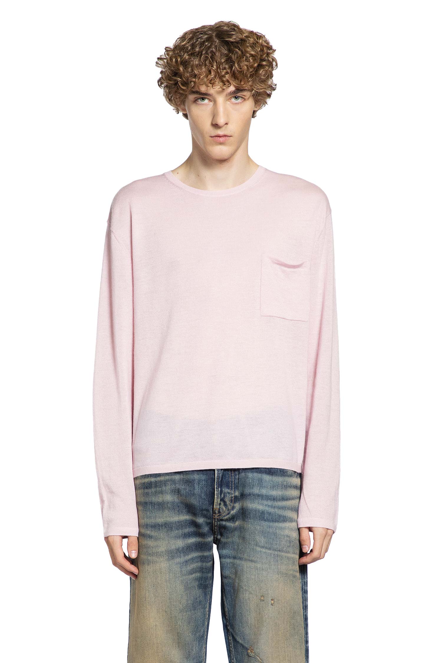 ACNE STUDIOS MAN PINK KNITWEAR