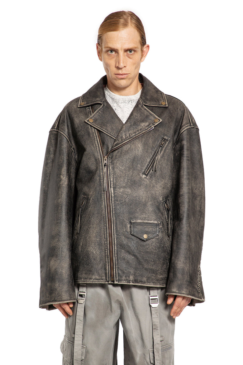 ACNE STUDIOS MAN BLACK JACKETS