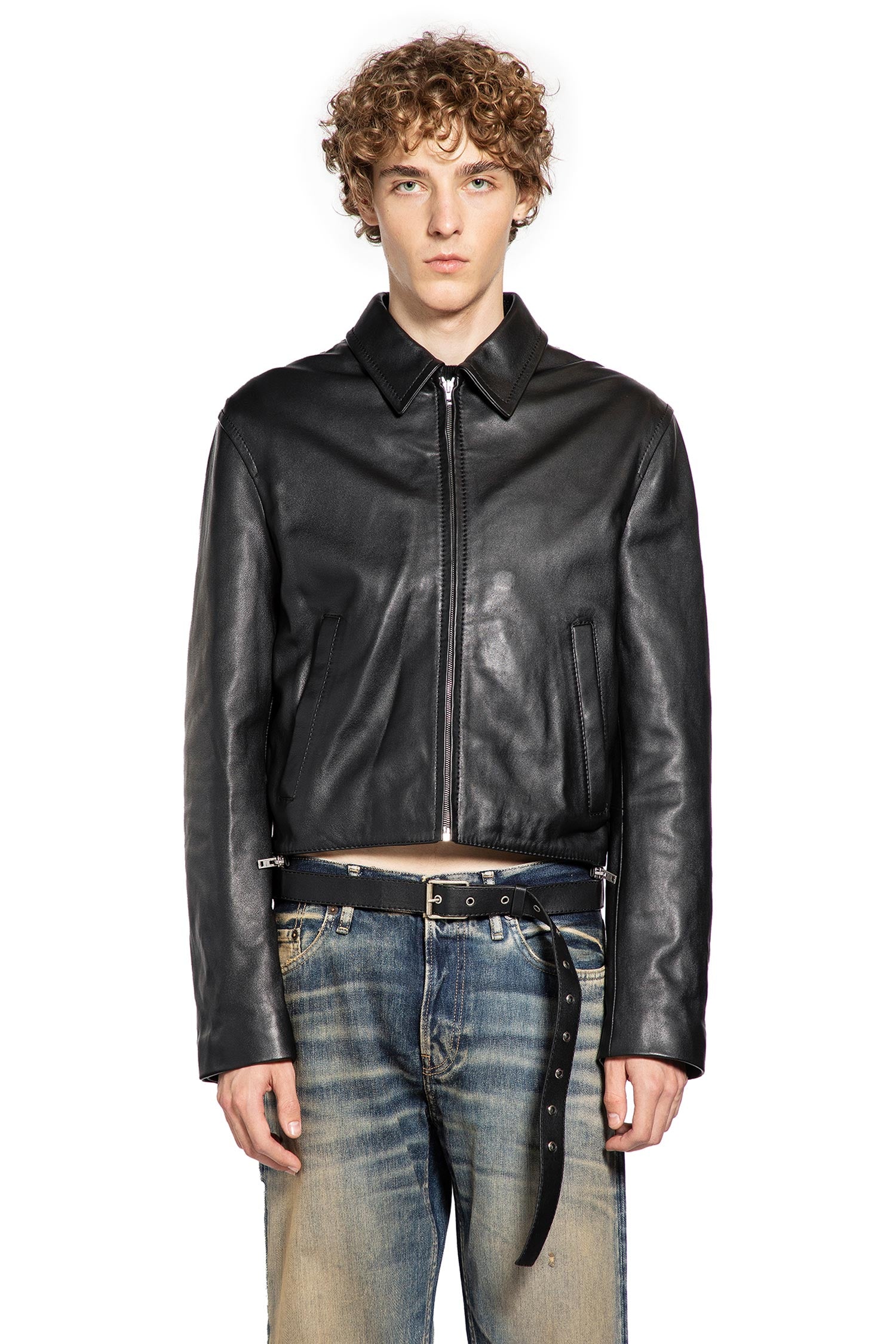 Leather Outerwear Jacket