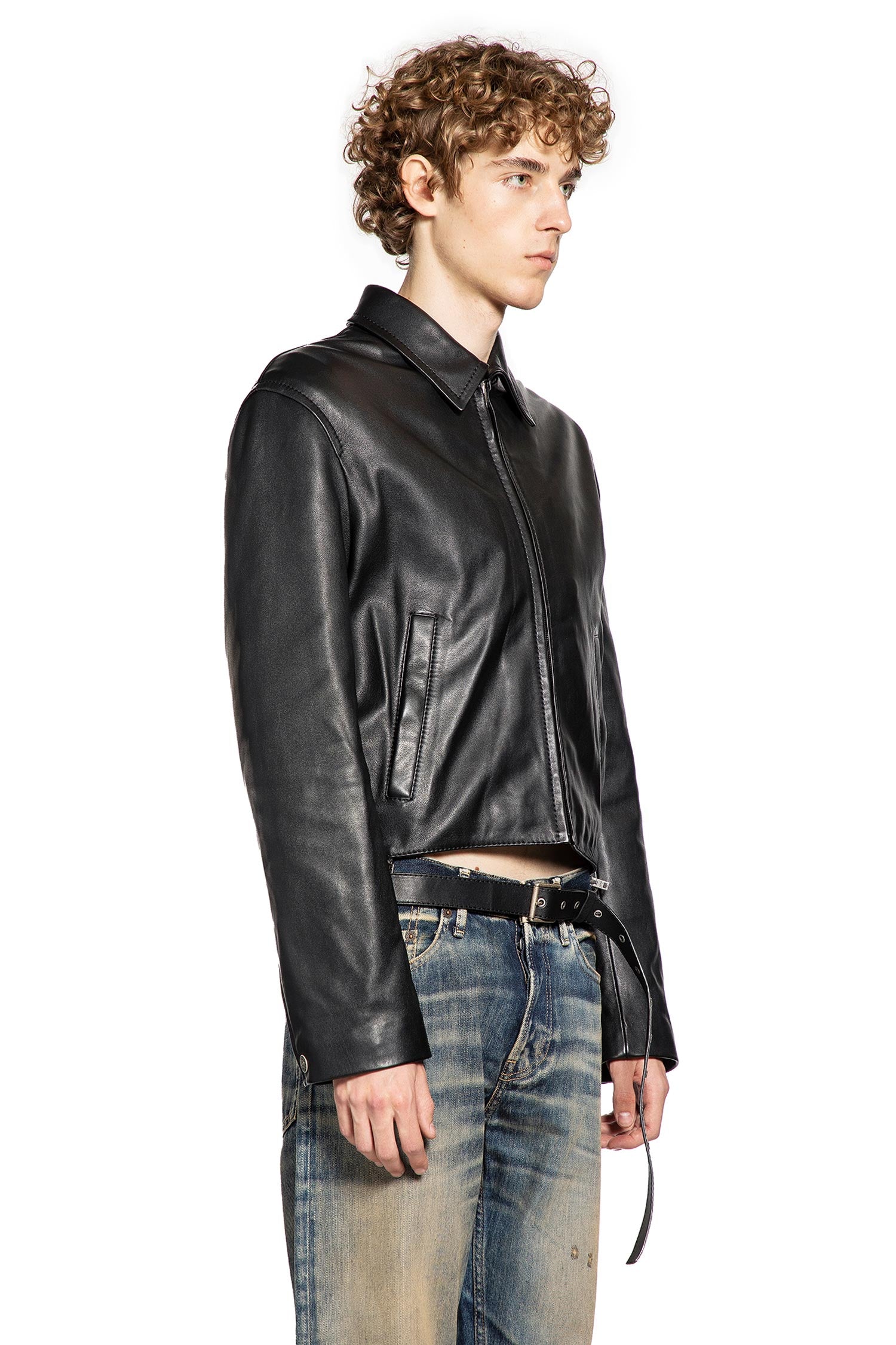 Leather Outerwear Jacket