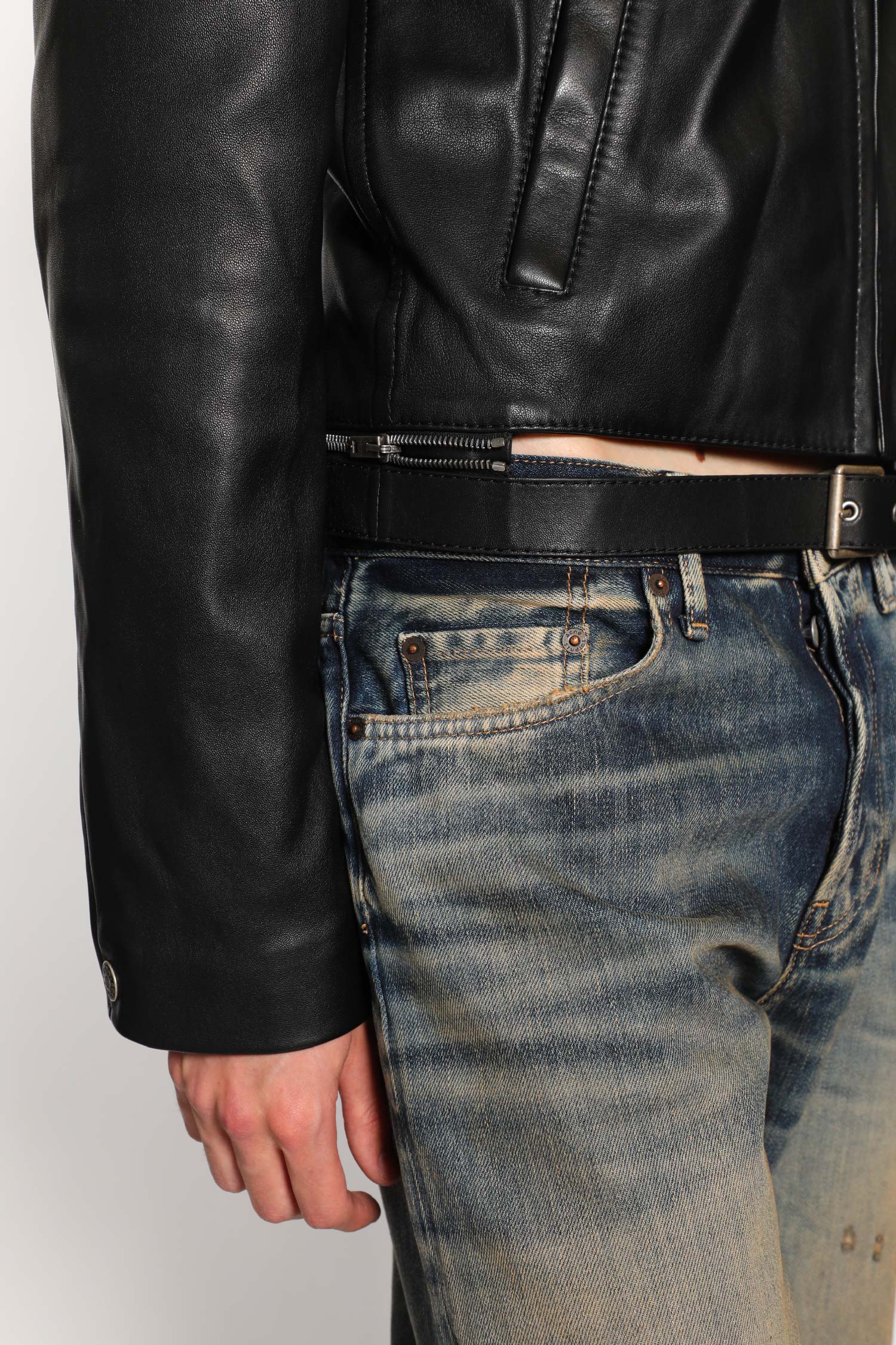 Leather Outerwear Jacket